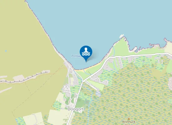 Map of Dugort Beach, Achill Island