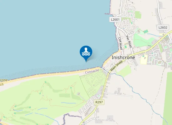 Map of Enniscrone Beach