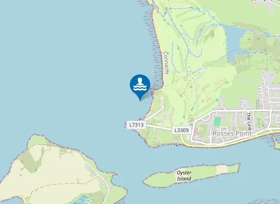 Map of ROSSES POINT BEACH