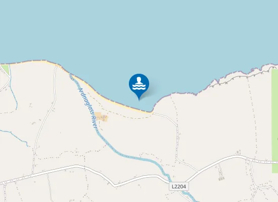 Map of Dunmoran Beach