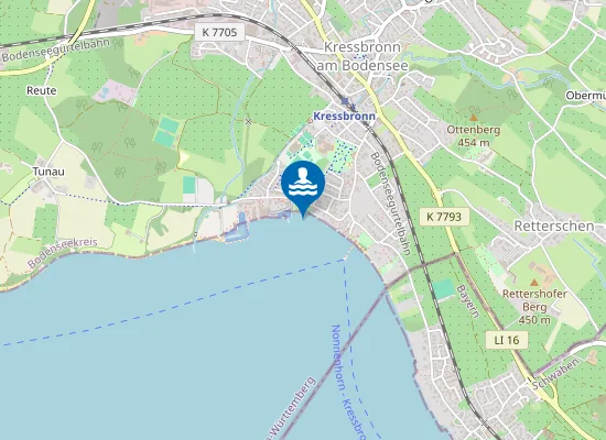 Map of KRESSBRONN STRANDBAD