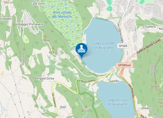 Map of CHALET DEL LAGO