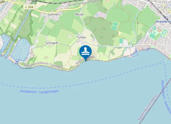 Map of KRESSBRONN CAMPINGPLATZ IRISWIESE