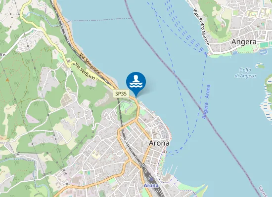 Map of ROCCHETTE - LIDO NAUTICA