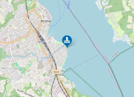 Map of SPIAGGIA VEVERA