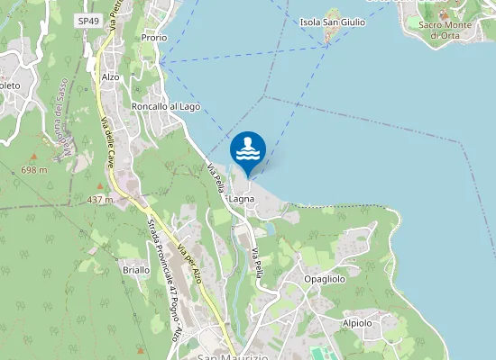 Map of PORTO DI LAGNA