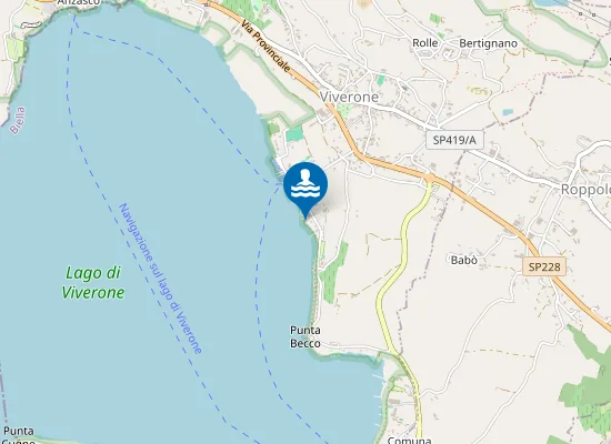 Map of BAGNI COMUNALI E MARINELLA