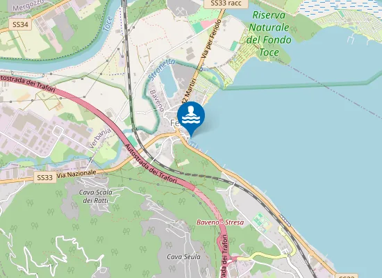 Map of SPIAGGIA LUNGOLAGO FERIOLO