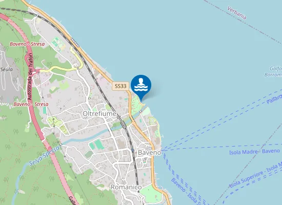 Map of SPIAGGIA VILLA FEDORA