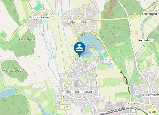 Map of SALEM SCHLOSS SEE