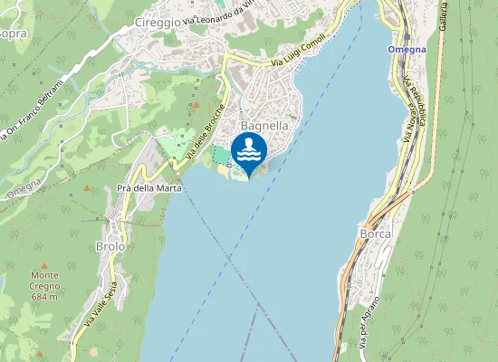 Map of SPIAGGIA LIDO CENTRO SPORTIVO