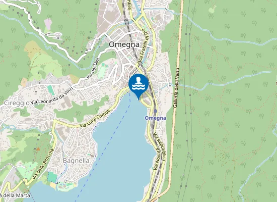 Map of AREA ATTUALE SEDE CANOTTIERI