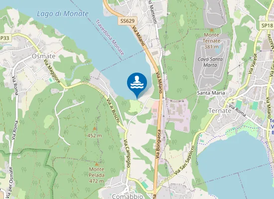 Map of CAMPEGGIO DI COMABBIO