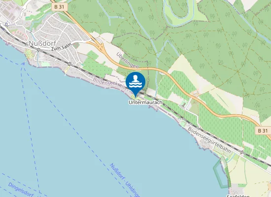 Map of NUSSDORF CAMPINGPLATZ BRAENDLE KOEHNE