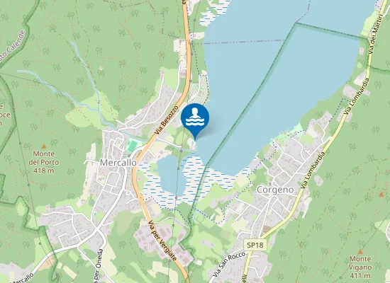 Map of SPIAGGIA MERCALLO