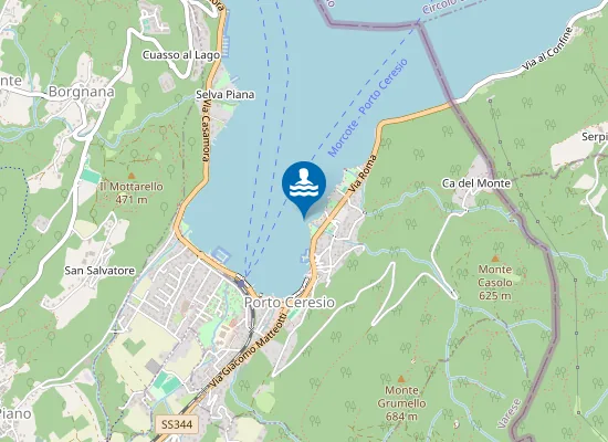 Map of LIDO CERESIO