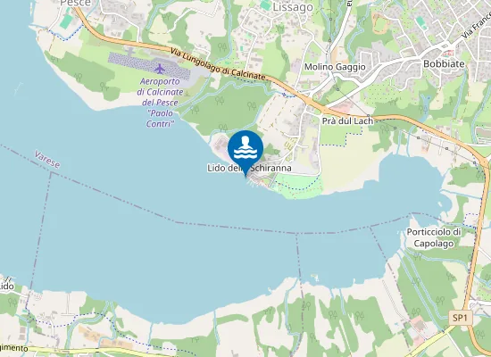 Map of LIDO SCHIRANNA