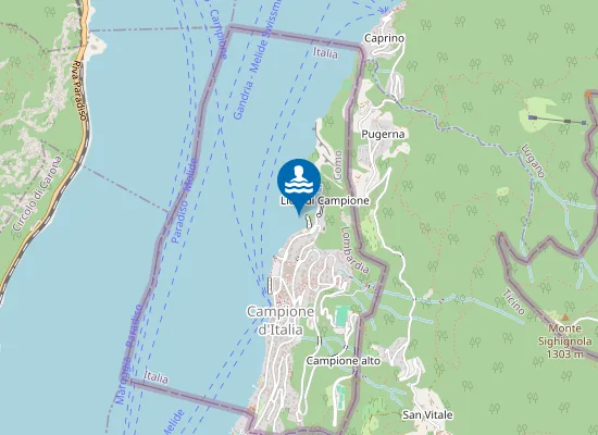 Map of LIDO DI CAMPIONE