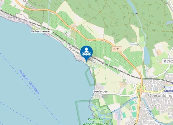 Map of MUEHLHOFEN CAMPINGPLATZ BIRNAU MAURACH