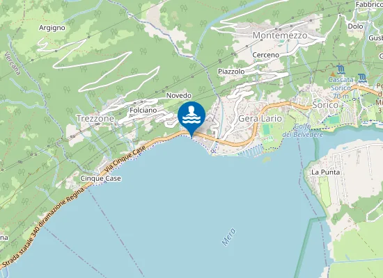 Map of SPIAGGIA ACQUAFORTE