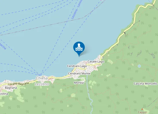 Map of SPIAGGIA SALICE