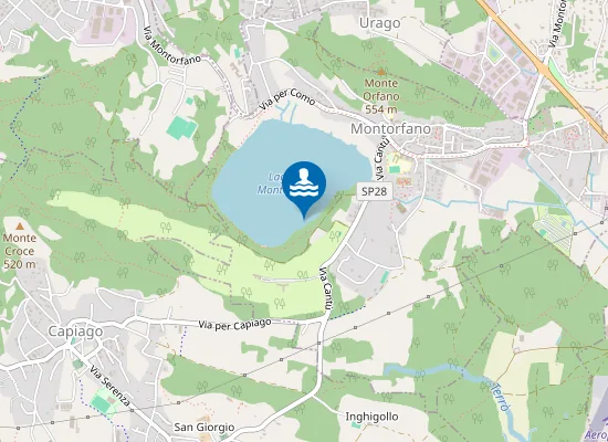 Map of LIDO DI MONTORFANO