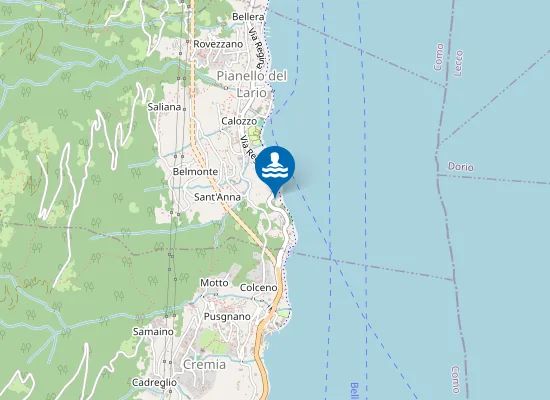 Map of ZONA CAMPEGGI - RIVA