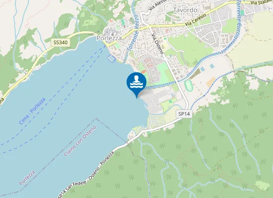 Map of LIDO PORLEZZA