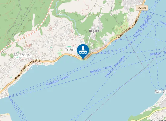 Map of SPIAGGIA PARCO TERESIO OLIVELLI