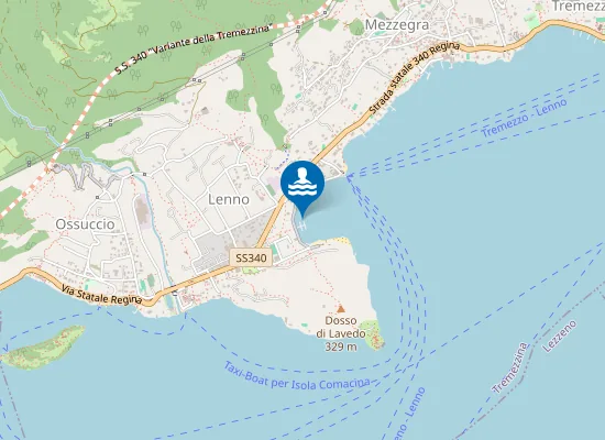 Map of FRONTE LIDO DI LENNO
