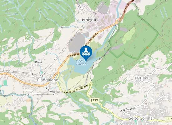 Map of LAGHETTO PIANGAIANO