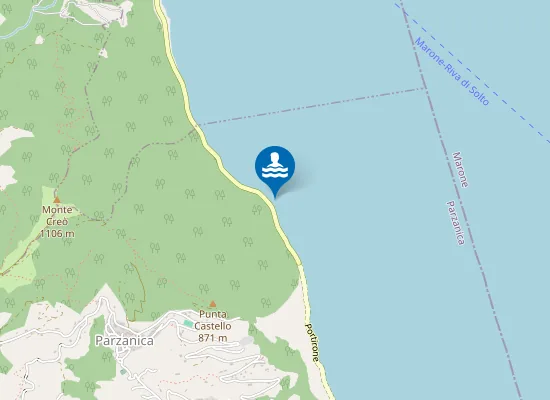 Map of PUNTA LA PIETRA E MULINO