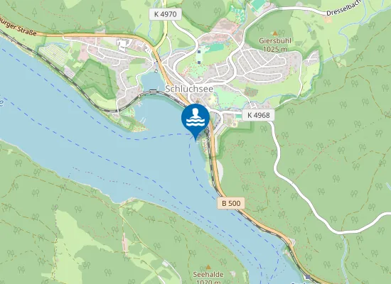 Map of SCHLUCHSEE SCHLUCHSEE STRANDBAD