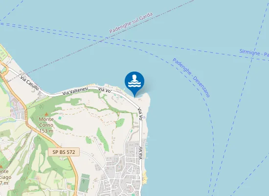 Map of LOC. PUNTA DEL VO'