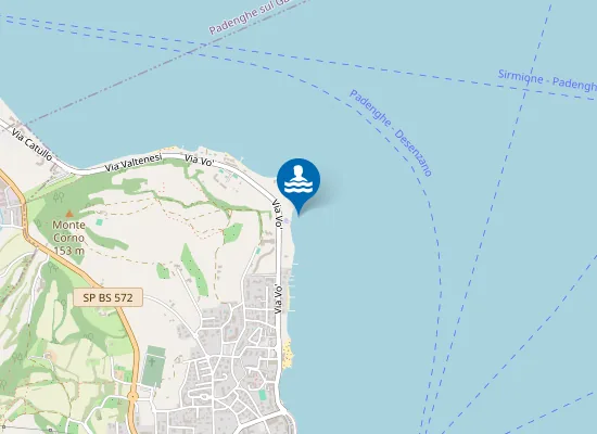 Map of SPIAGGIA VIA LARIO