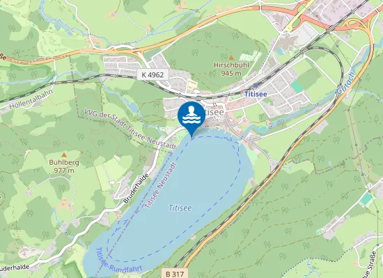 Map of TITISEE TITISEE STRANDBAD