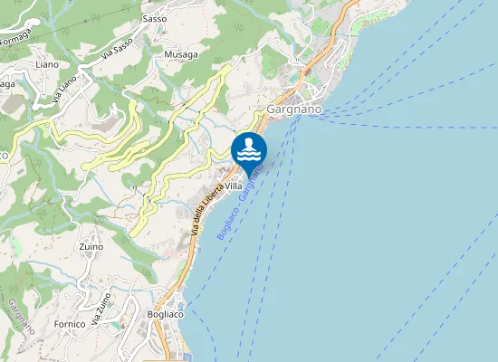 Map of SPIAGGIA PORTO DI VILLA