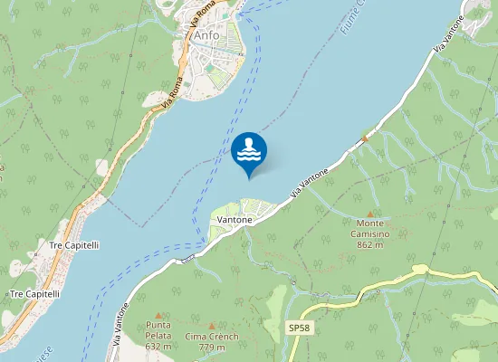 Map of LOCALITA' VANTONE NORD