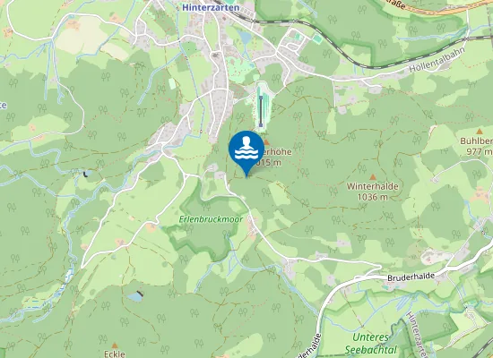 Map of TITISEE TITISEE SANDBANK