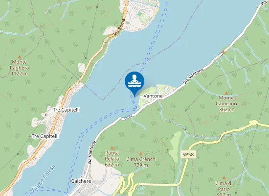 Map of LOCALITA' VANTONE SUD