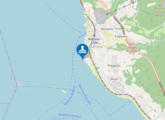 Map of SPIAGGIA CAMPO SPORTIVO