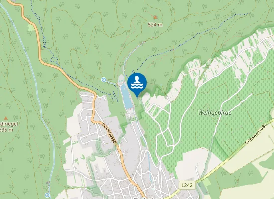 Map of STAUSEE RECHNITZ