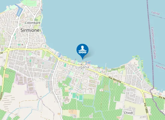 Map of SANTA MARIA DI LUGANA