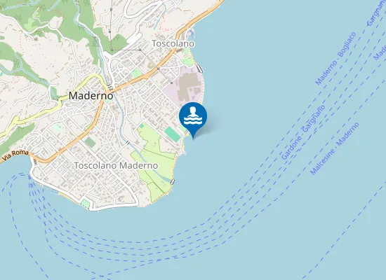 Map of SPIAGGIA CANTIERI GARDA