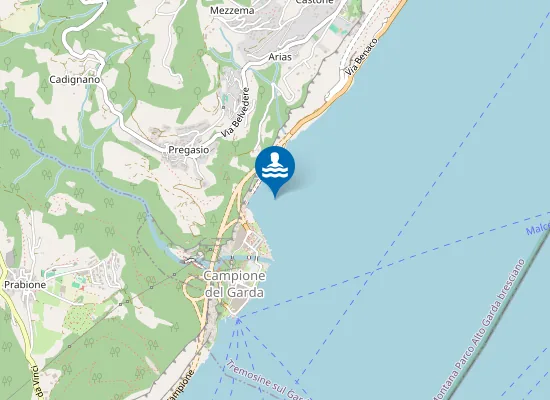 Map of SPIAGGIA CAMPIONE