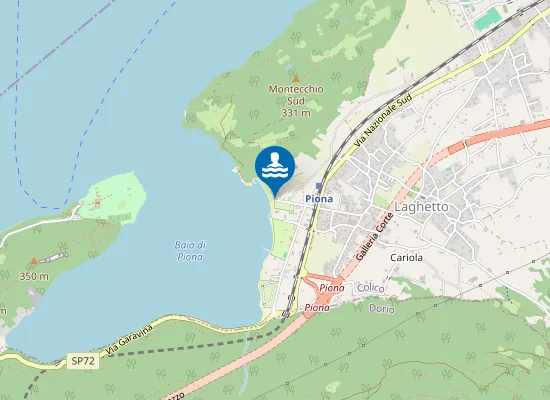 Map of LAGHETTO PIONA