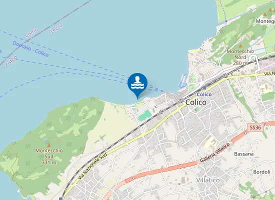 Map of LIDO DI COLICO