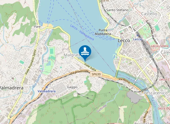 Map of SPIAGGETTA MALGRATE