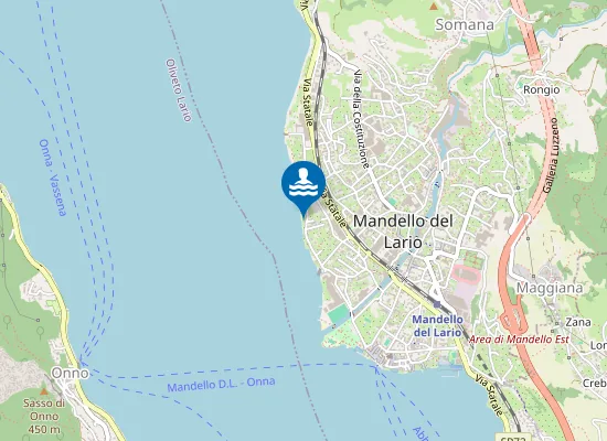 Map of CAMPING MANDELLO