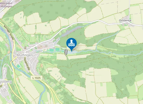 Map of MULFINGEN STAUSEE